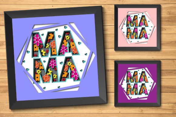 3D MAMA Shadow Box for Mother’s Day Gift
