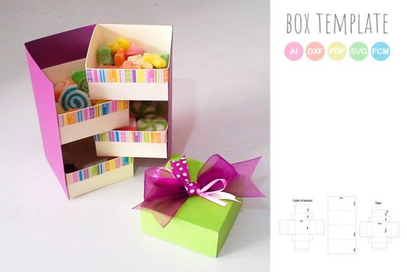 Box for Sweets - 3D SVG Shapes