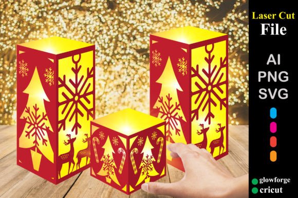 Christmas Tree Decoration Lantern SVG