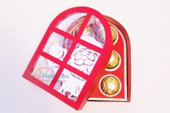 Christmas Window Box 3D SVG