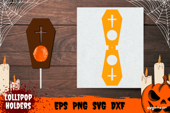 Coffin Candy Holder 3D SVG Shapes