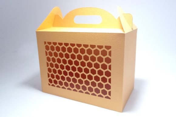 Honeycomb Gable Box 3D SVG for Seasons