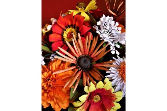Rudbeckia Chim Chiminee Paper Flower Templates